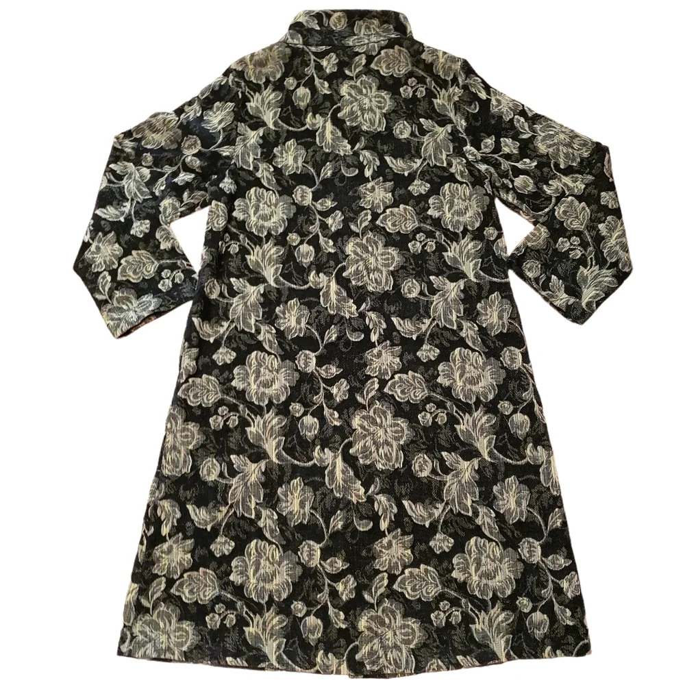 Vintage HabitaT clothes to live in Tapestry Woven Jacquard Coat/Long Blazer - Picture 2 of 16